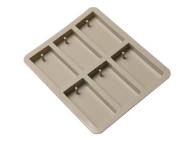 Moldes silicona TAG aromaticos 6 rectangulos 
